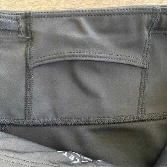 ATHLETA Capri Wide Waist Black Leggings Tights Small - Picture 13 of 13